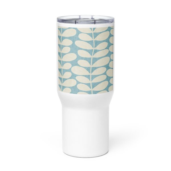 Travel mug with a handle