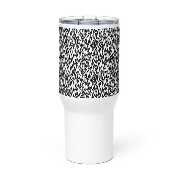 Travel mug with a handle