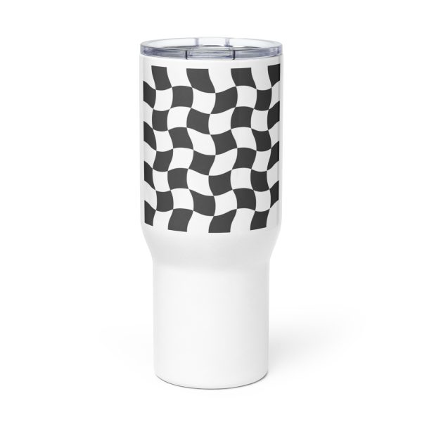 Travel mug with a handle