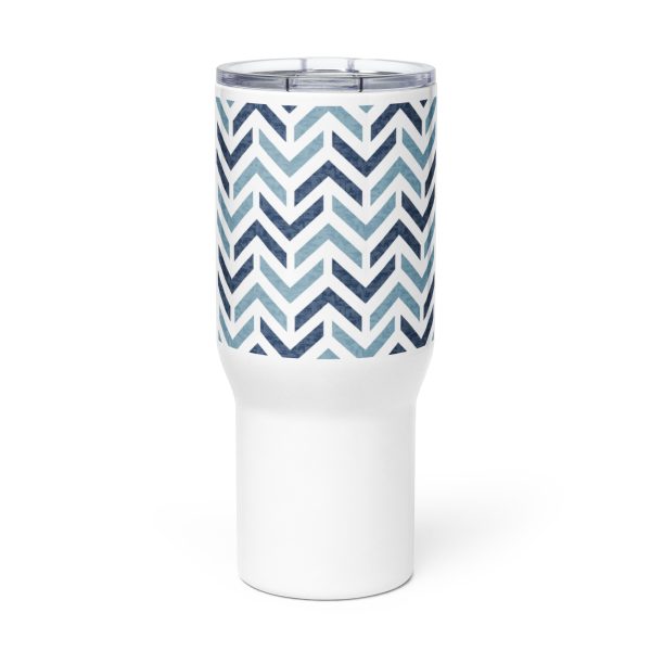 Travel mug with a handle