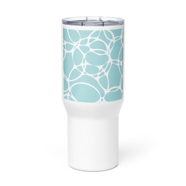 Travel mug with a handle