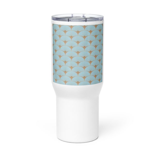 Travel mug with a handle